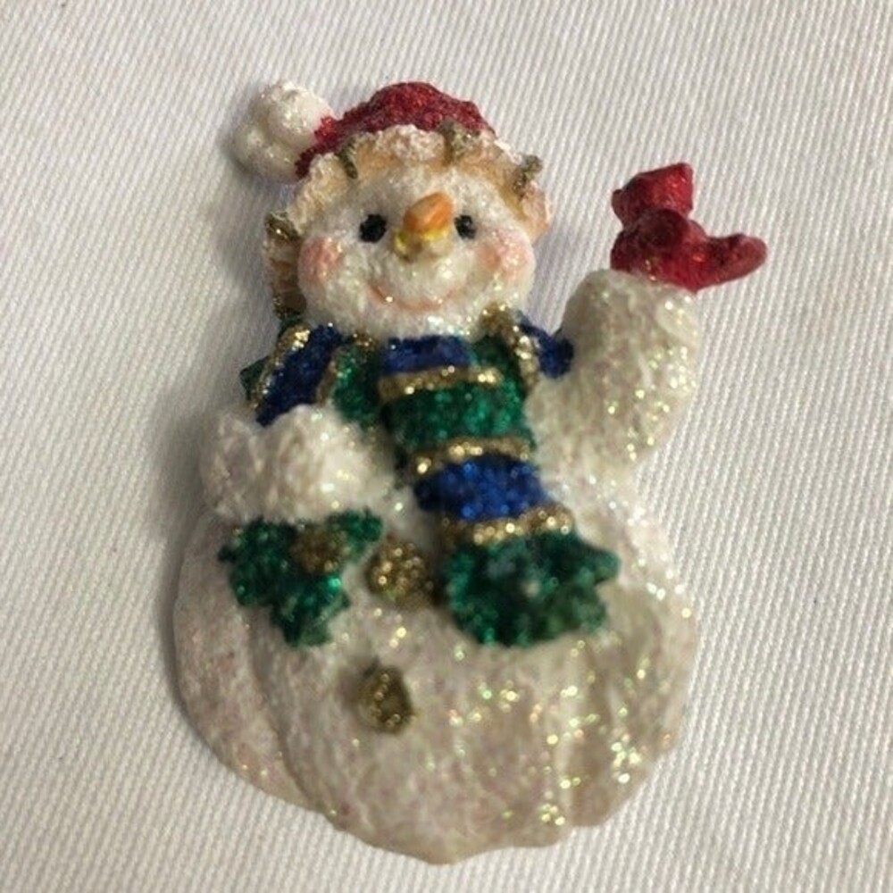 Sparkly Snowman Pin - Picture 3 of 5